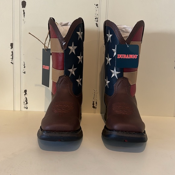LIL' DURANGO Kids American Flag Western Boots - Picture 3 of 6